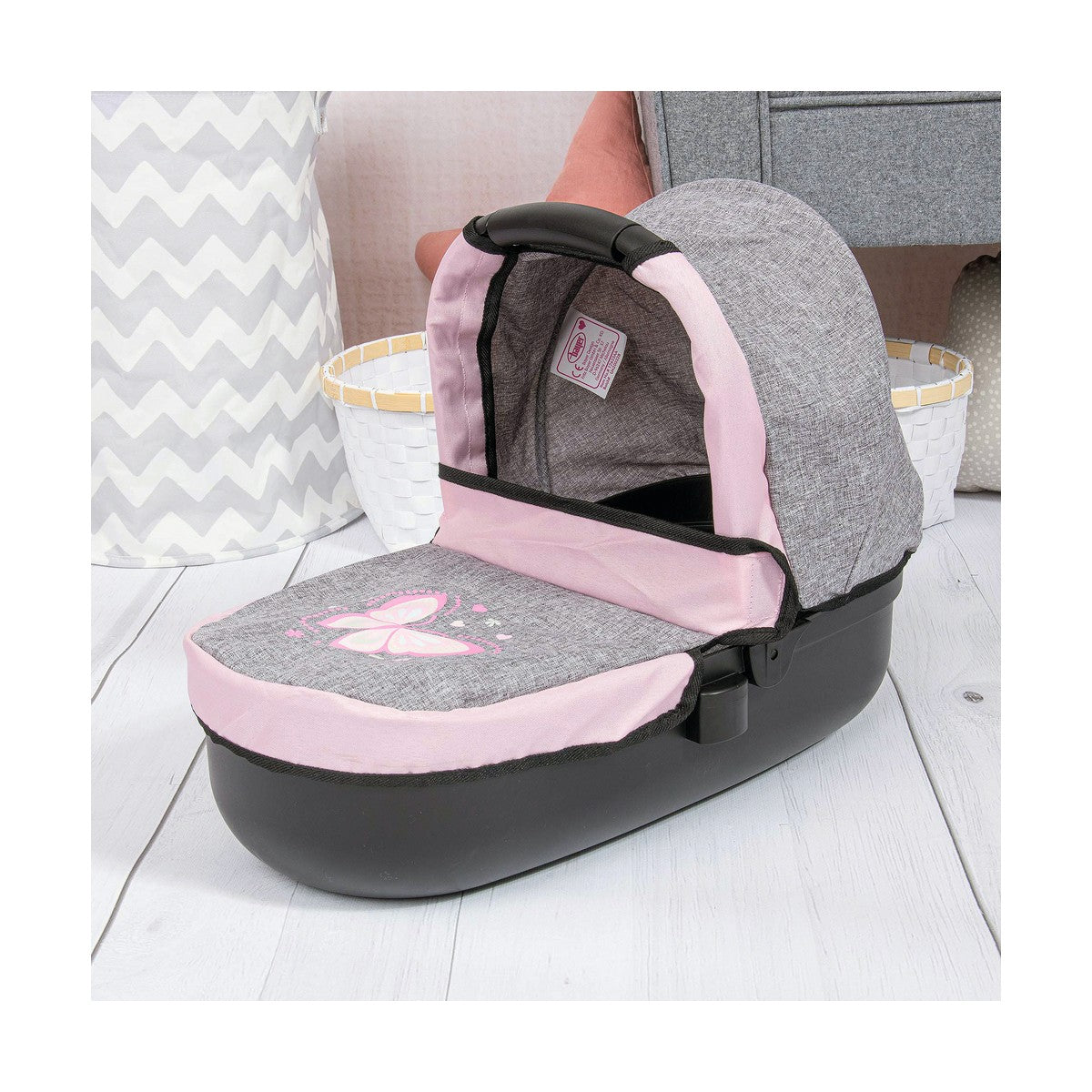 Doll Stroller Reig Stule Pram Grey 63 cm - Yokefinds Ireland