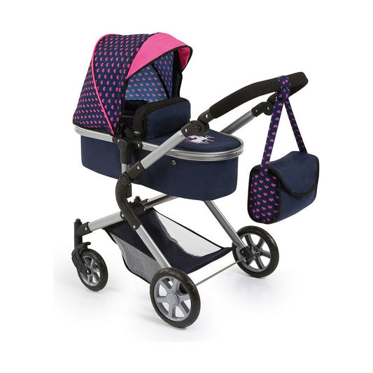 Doll Stroller Reig Combi Neo Pro Navy Blue 63 cm - Yokefinds Ireland