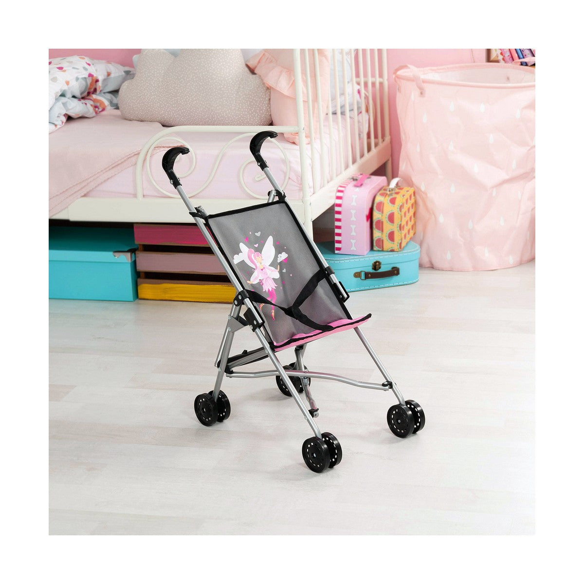 Doll Stroller Reig Umbrella Grey Fairy - Yokefinds Ireland