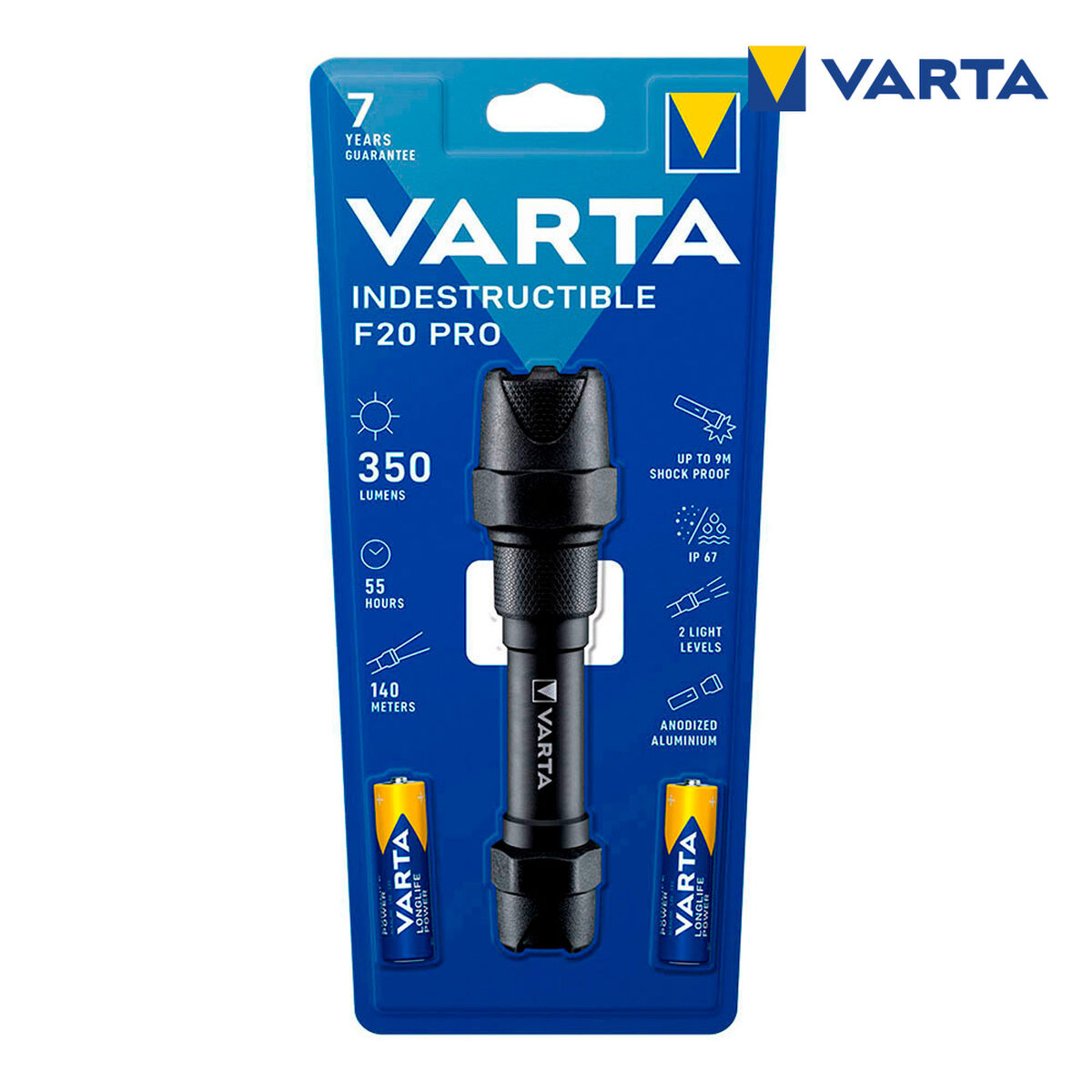 Torch Varta 18710101421 Black - Yokefinds Ireland