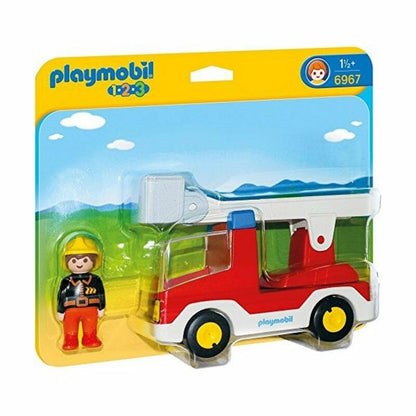 Playset 1.2.3 Fire Truck Playmobil 6967 - YOKE FINDS 🇮🇪 IE 