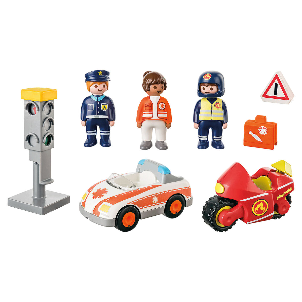 Playset Playmobil 71156 1.2.3 Day to Day Heroes 8 Pieces - YOKE FINDS 🇮🇪 IE 