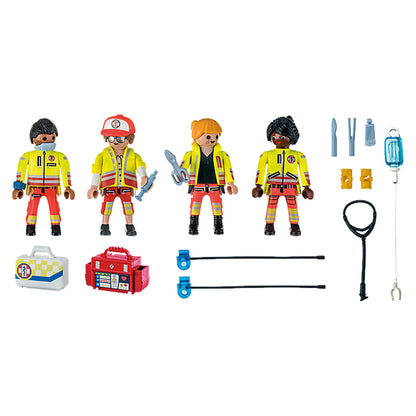 Playset Playmobil 71244 City Life Rescue Team 25 Pieces - YOKE FINDS 🇮🇪 IE 