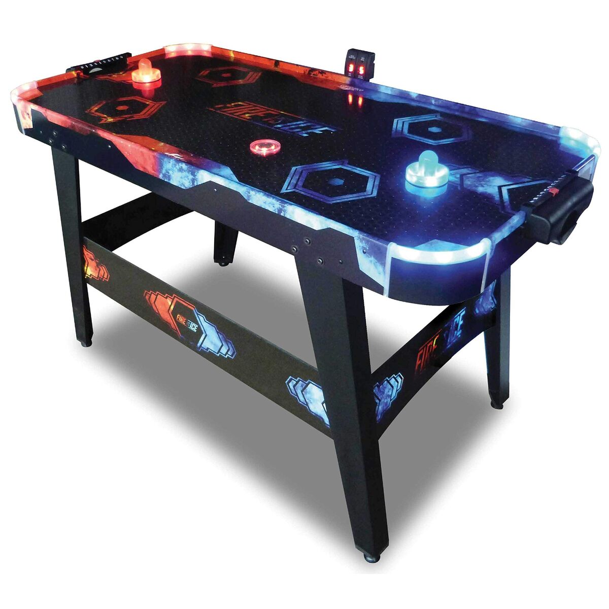 Hockey Table Fire & Ice LED Lights 146 x 71 x 82 cm - Yokefinds Ireland