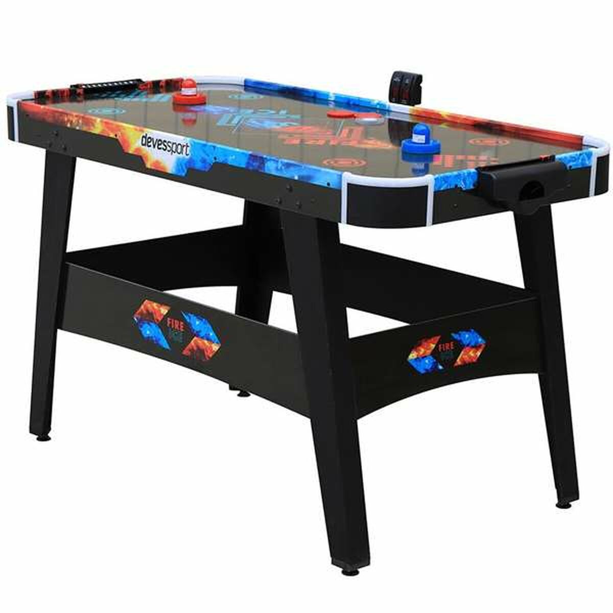 Hockey Table Fire & Ice LED Lights 146 x 71 x 82 cm - Yokefinds Ireland