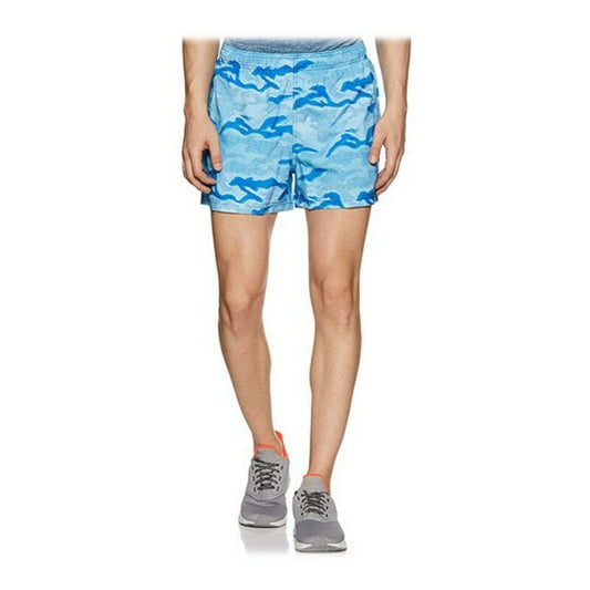 Men’s Bathing Costume Reebok BW CAMO BOXER Blue (Talla M)