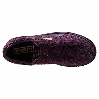 Sports Trainers for Women Puma Suede Platform Eletal  Purple