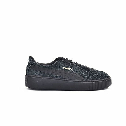 Sports Trainers for Women Puma Suede Platform Eletal Black