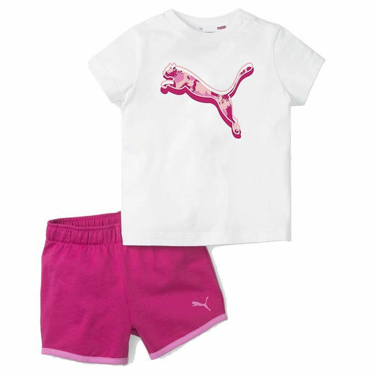 Children's Sports Outfit Puma Minicats Alpha Pink - Yokefinds Ireland