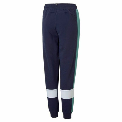 Children's Tracksuit Bottoms Puma Essential+ Colorblock B Dark blue - Yokefinds Ireland