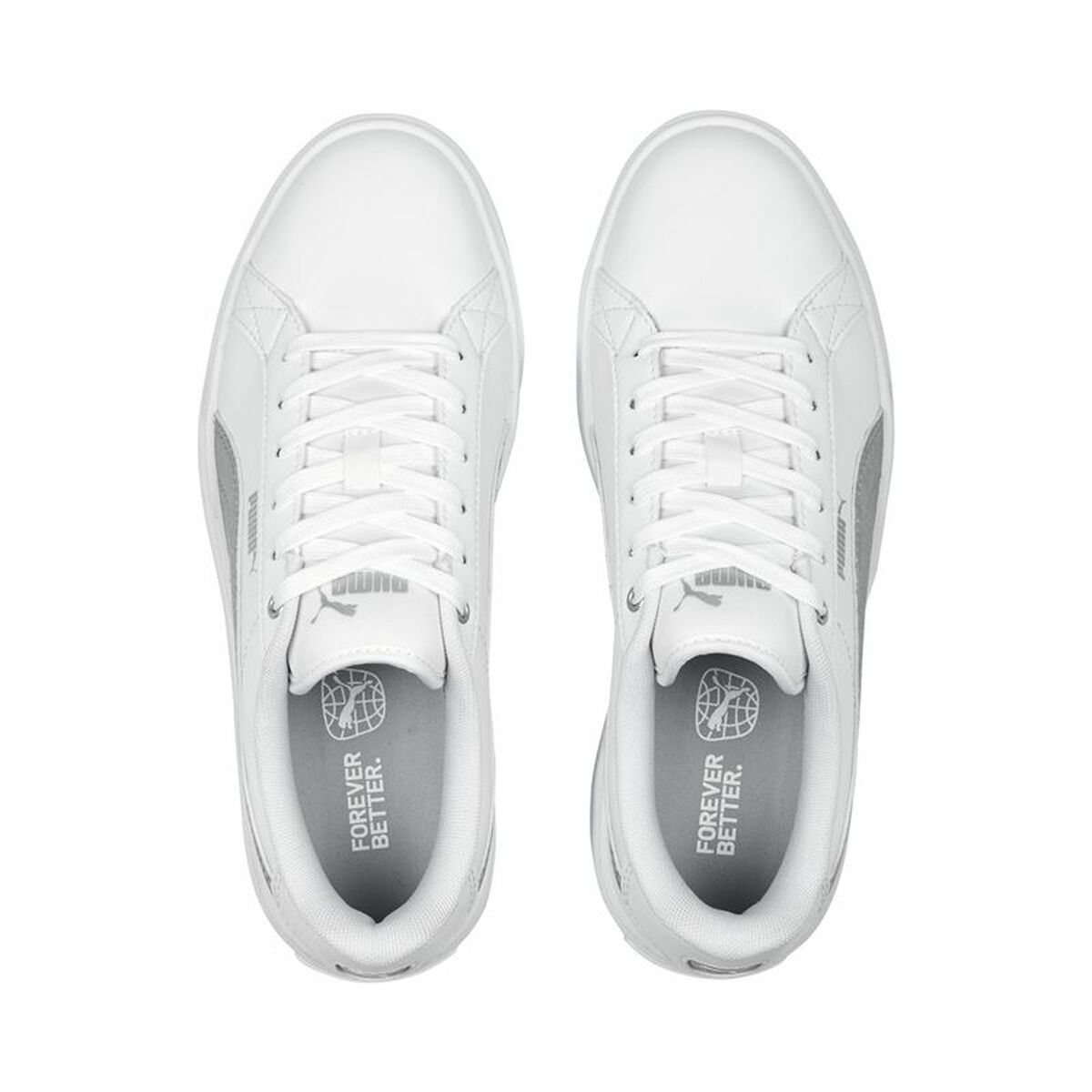 Women's casual trainers Puma Karmen Space Metalli White