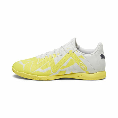 Adult's Indoor Football Shoes Puma Future Play It Yellow White Men