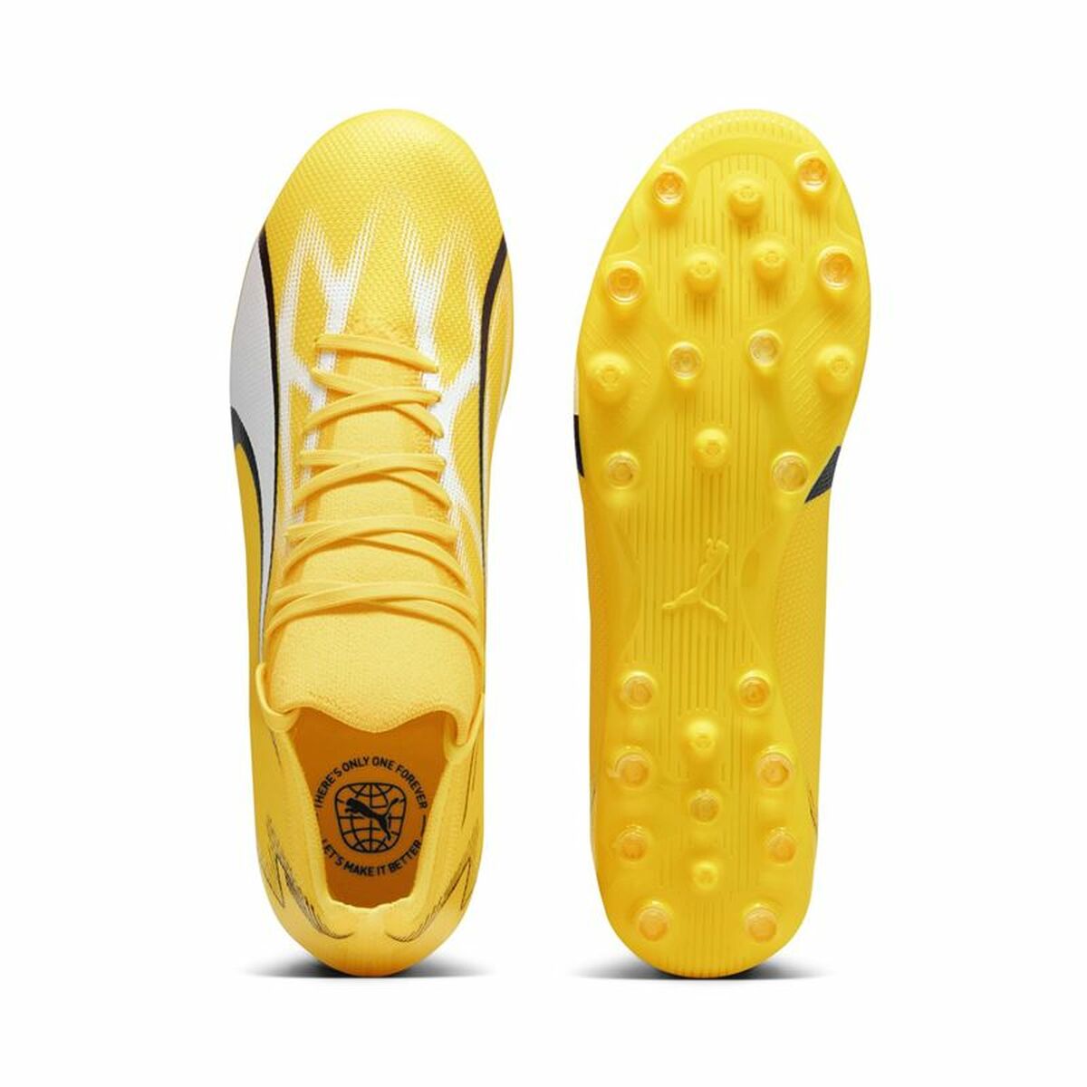 Adult's Football Boots Puma Ultra Match MG Yellow