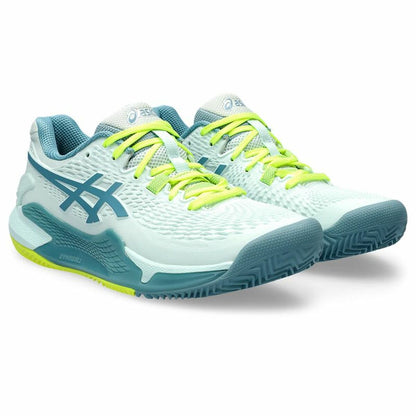 Women's Tennis Shoes Asics Gel-Resolution 9 Clay Aquamarine