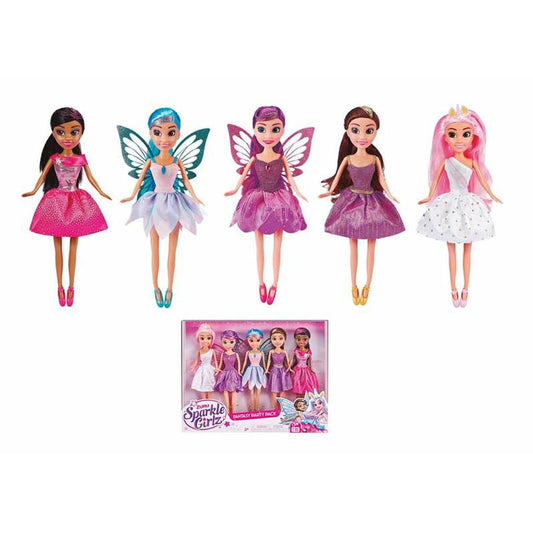 Dolls Set Sparkle Girlz 5 Pieces 25 cm Princess - Yokefinds Ireland