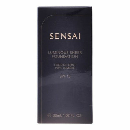 Fluid Foundation Make-up Sensai Kanebo Spf 15 (30 ml)