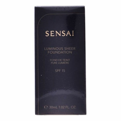 Fluid Foundation Make-up Sensai Kanebo Spf 15 (30 ml)