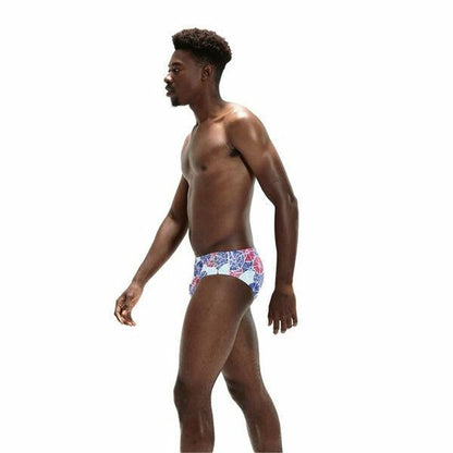 Men’s Bathing Costume Speedo Allover Brief Blue