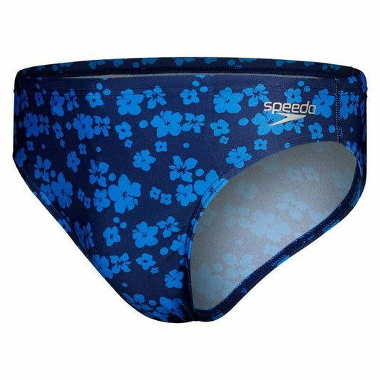 Men’s Bathing Costume Speedo Allover Brief Blue