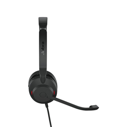 Headphones with Microphone Jabra Evolve2 30 SE Black