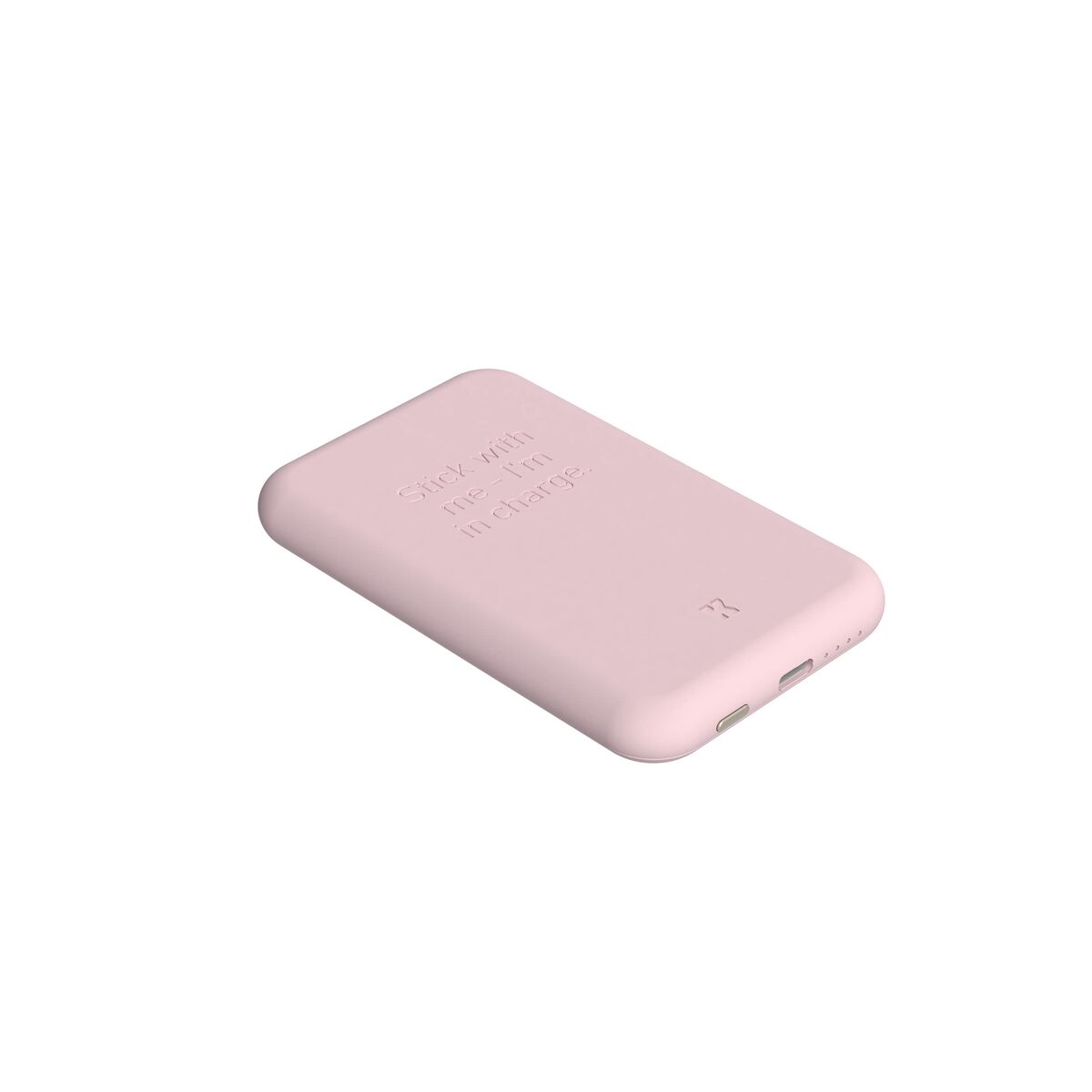 Power Bank with Wireless Charger Kreafunk Pink 5000 mAh