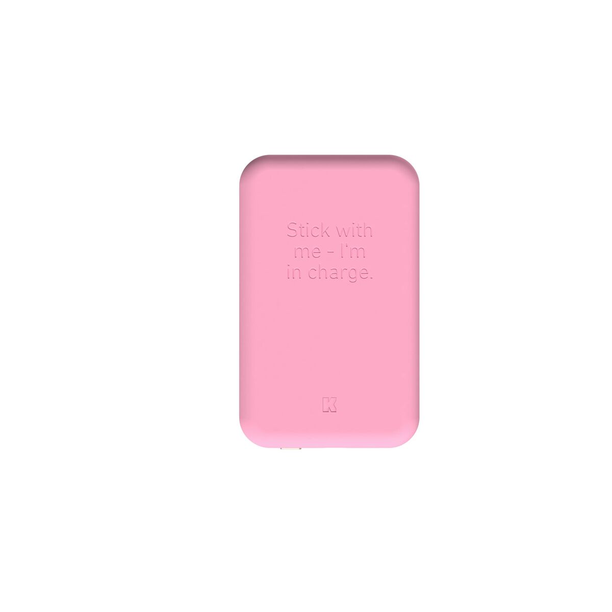 Power Bank with Wireless Charger Kreafunk Pink 5000 mAh