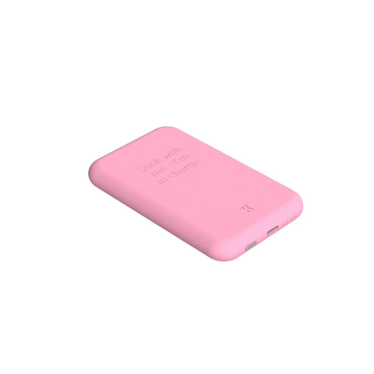 Power Bank with Wireless Charger Kreafunk Pink 5000 mAh