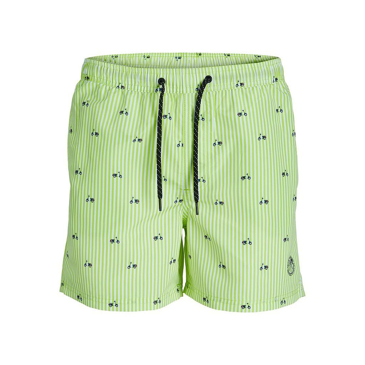 Men’s Bathing Costume PSTFIJI JJSWIM MINI STRIPE LY  Jack & Jones 12227350 Green