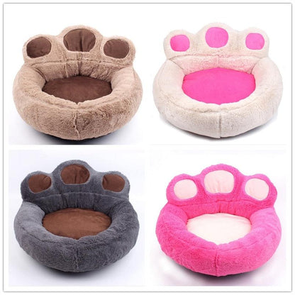 Paw Shape Washable Sleeping Dog Bed - yokefinds.ie