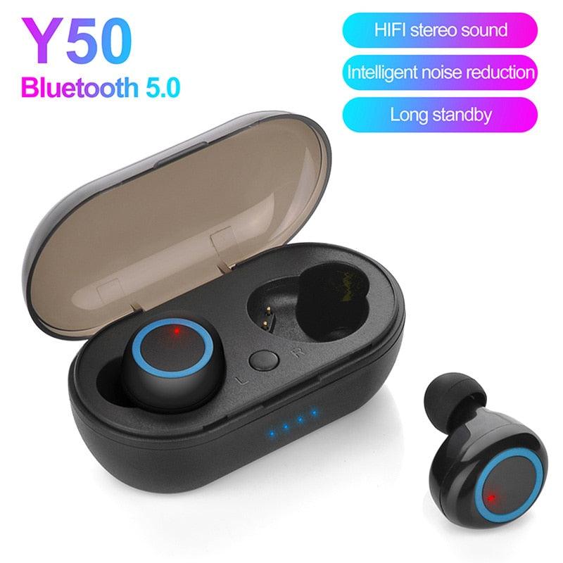 y50 Bluetooth Earbuds 5.0 - yokefinds.ie