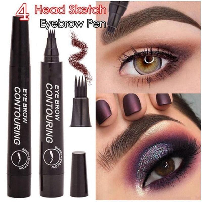 3D 5 Color Waterproof Natural Eyebrow Pencil - yokefinds.ie