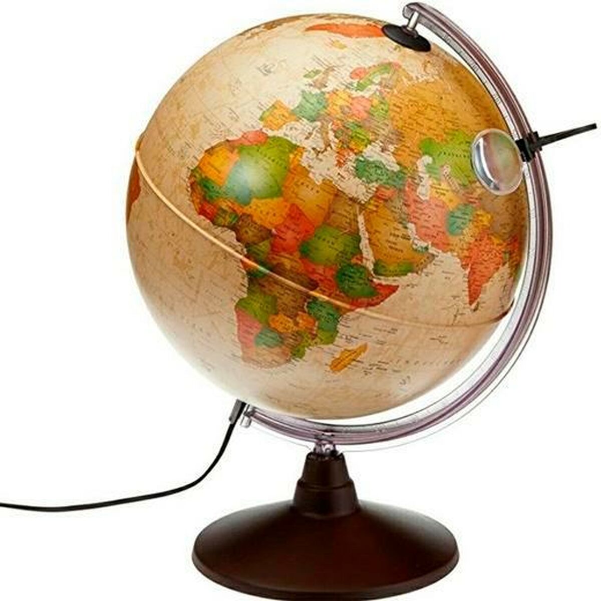 Globe with Light Nova Rico Marco Polo Ø 26 cm Multicolour Plastic - YOKE FINDS 🇮🇪 IE 