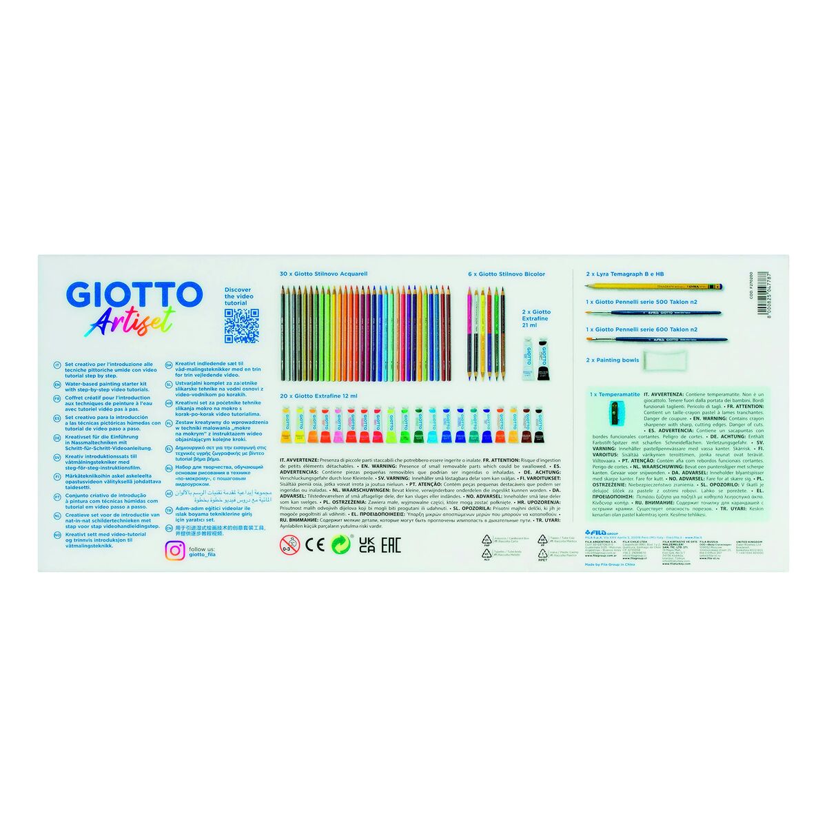 Drawing Set Giotto Artiset 65 Pieces Multicolour - YOKE FINDS 🇮🇪 IE 