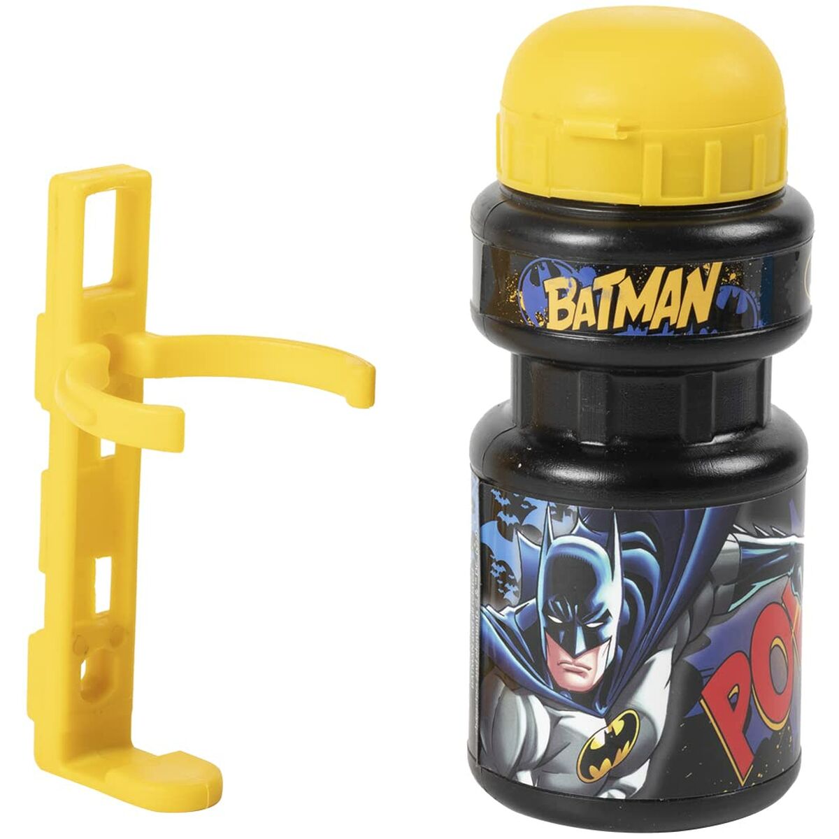 Children's Bike Bottle Batman CZ10969 Yellow/Black 350 ml Yellow