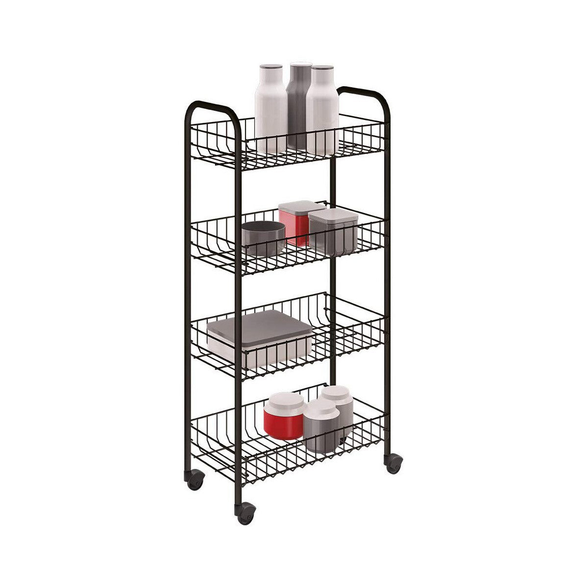 Multi-purpose Cart Metaltex Pisa 41 x 23 x 84 cm