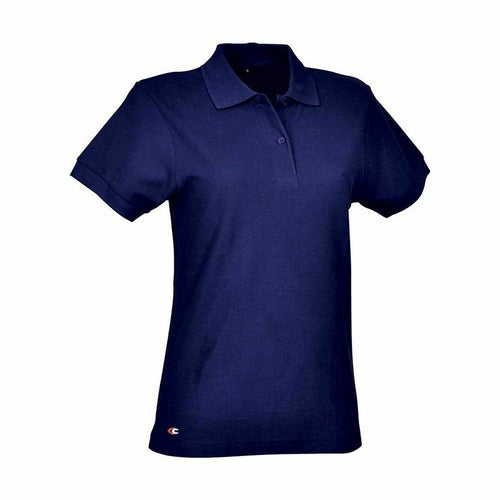 Polo Cofra Giza Lady Navy Blue 100% cotton