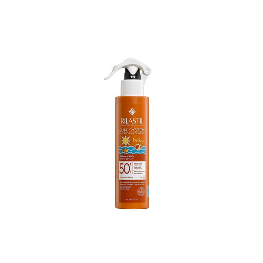 Sunscreen Spray for Children Rilastil Sun System Baby Transparent 200 ml Spf 50 - YOKE FINDS 🇮🇪 IE 