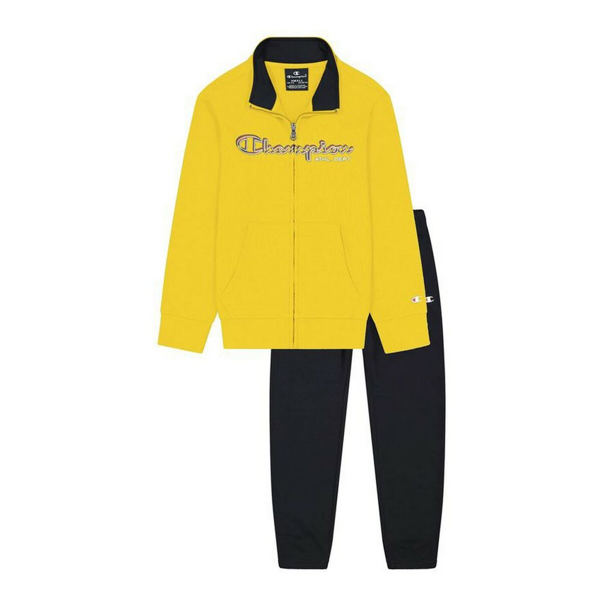 Children’s Tracksuit Champion Full Zip Boy  Yellow - Yokefinds Ireland