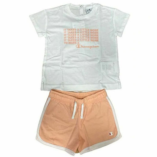 Children's Sports Outfit Champion Baby White White - Yokefinds Ireland