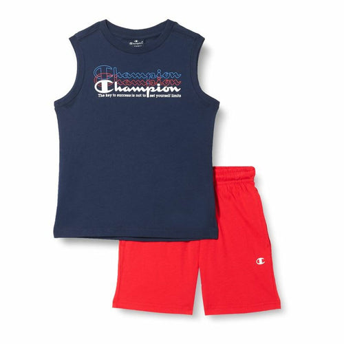 Children's Sports Outfit Champion Blue 2 Pieces