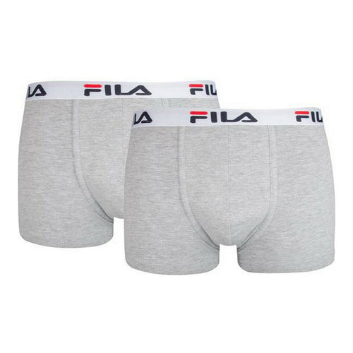 Men's Boxer Shorts Fila Sportswear Grey