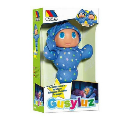 Fluffy toy Gusy Luz Moltó 385 Blue Pink Green Multicolour PVC (33 cm) - Yokefinds Ireland