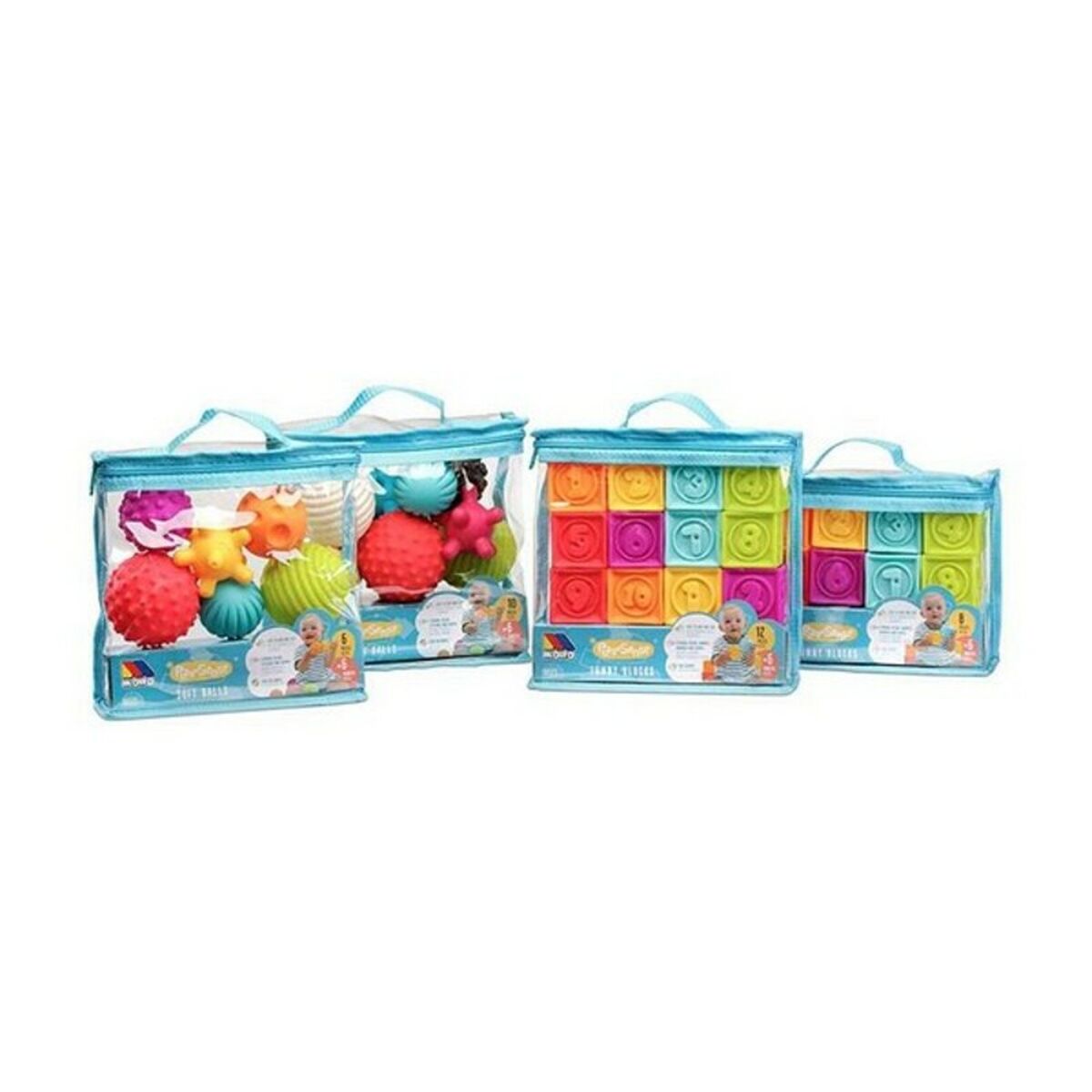 Construction set Moltó Play&Sense Soft Balls (ES) (10 pcs) - Yokefinds Ireland