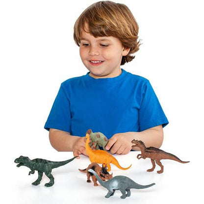 Set of Dinosaurs Moltó 6 Pieces Plastic