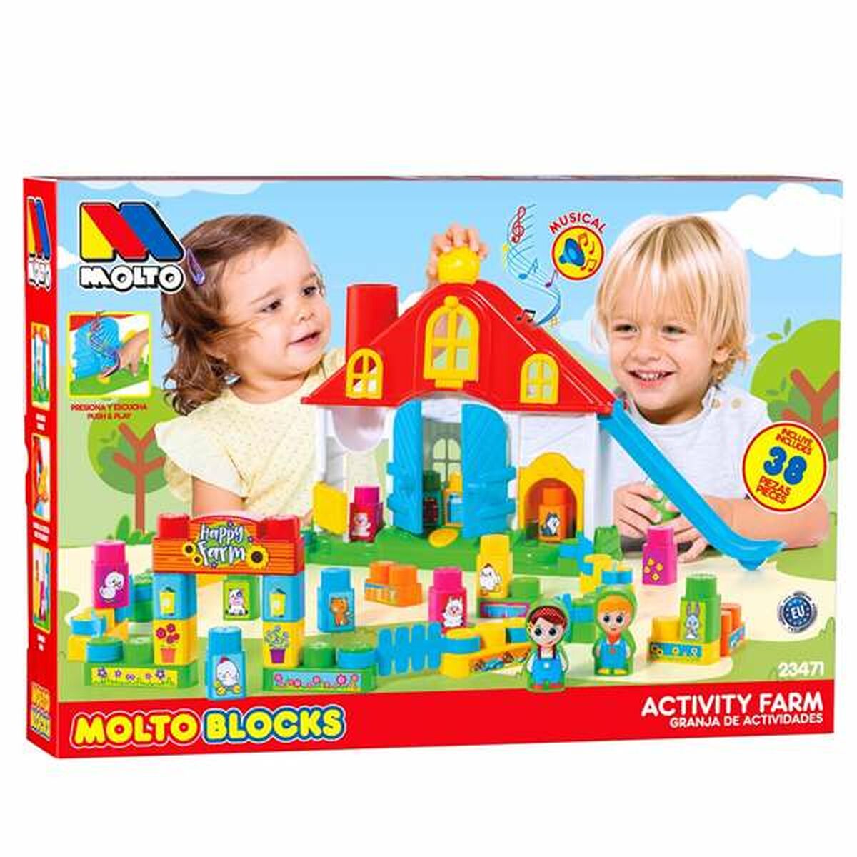 Playset Moltó 38 Pieces Farm Sound - YOKE FINDS 🇮🇪 IE 