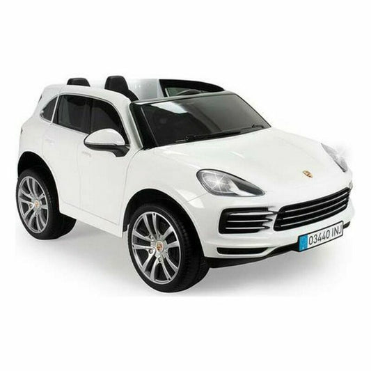 Children's Electric Car Injusa Porsche Cayenne 12V White (134 x 81,5 x 58 cm) - YOKE FINDS 🇮🇪 IE 