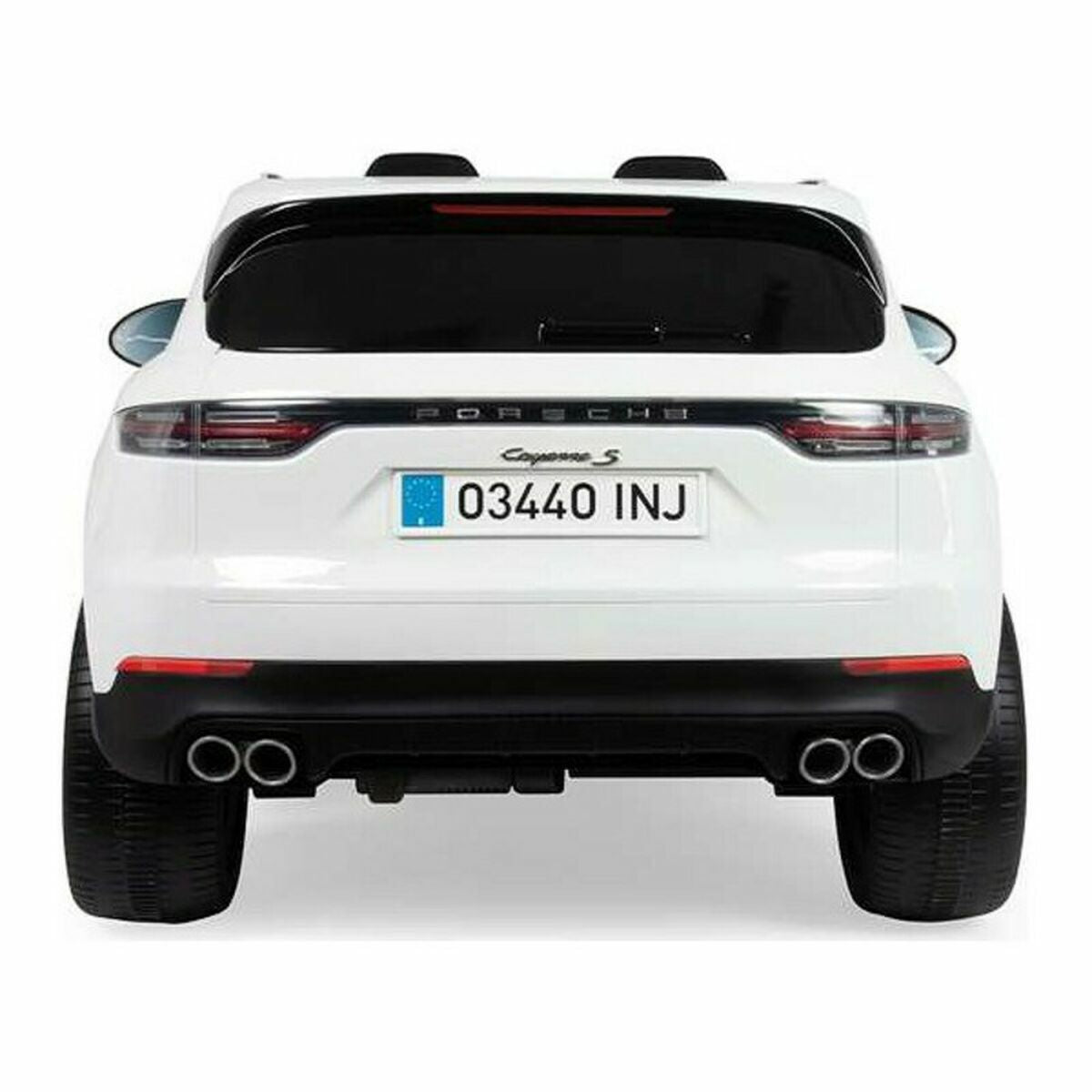 Children's Electric Car Injusa Porsche Cayenne 12V White (134 x 81,5 x 58 cm) - YOKE FINDS 🇮🇪 IE 