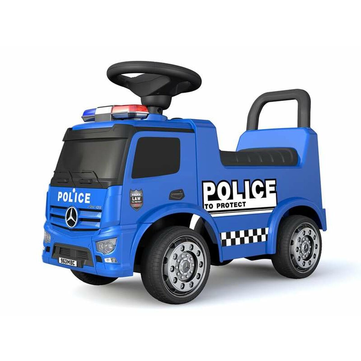 Tricycle Injusa Mercedes Police Blue - YOKE FINDS 🇮🇪 IE 