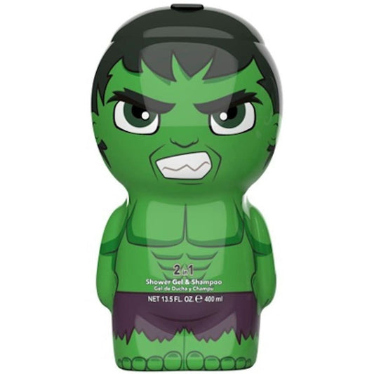 2-in-1 Gel and Shampoo Air-Val Hulk 400 ml - Yokefinds Ireland