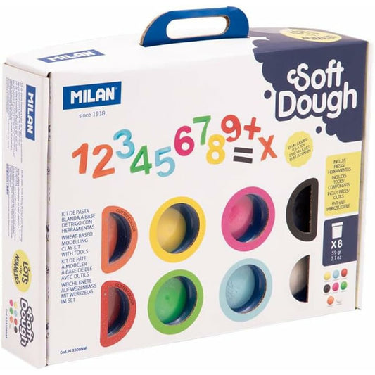 Modelling paste Milan Soft Dough Lots of Numvers Multicolour - YOKE FINDS 🇮🇪 IE 